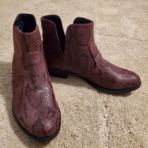 Brown ankle boots